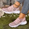 Sapatos Casuais Femininos de Malha Flyknit para Primavera, Novos Modelos, Leves, Sola Macia, Respiráveis, Estilo Meia, Tamanhos Grandes, Sapatos Femininos Transfronteiriços