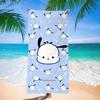 Toalha de Praia Popular Transfronteiriça Sanrio Infantil Desenho Animado Secagem Rápida Toalha de Praia Microfibra Estampa Digital Toalha de Banho