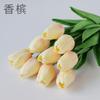 Flores Artificiales Mini Tulipán de PU Directo de Fábrica Boda Hogar Flores Falsas Accesorios de Decoración Utilería para Fotografía Ramo de Mano