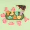 Formas de Biscoito Série Cowboy, Tipo Pressionar 3D Realista, Formatos de Bota e Chapéu, Ferramentas de Confeitaria DIY