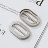 Fivela de Cinto de Acetato de Resina Fabricante Fornece Fivela de Metal com Argola D para Casaco Trench de Alta Qualidade Acessórios de Vestuário Fivela Decorativa