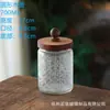 American Acacia Wood Carved Mason Storage Jar Cozinha Selada Coarsegment Garrafa Selada Transparente Mason Garrafa De Vidro Selada