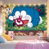 Anime Doraemon Dibujo Animado Lindo Estilo Sanador Tela Colgante Tela de Fondo para Fotos de Celebridades de Internet Cubre Cama para Dormitorio Tela Colgante