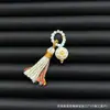 Pulsera de Borla Pequeña Estilo Tíbet Accesorios a Juego Diseño Original Colgante de Borla Colgante Extraíble