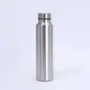 Venta directa de fábrica de botellas de agua de una sola capa de acero inoxidable con asas, adecuadas para actividades al aire libre y con un diseño en forma de bala