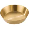 Plato Kimchi de Acero Inoxidable 304 Estilo Coreano, Plato para Barbacoa, Plato Pequeño Dorado, Plato para Salsa, Plato para Condimentos, Plato de Fondo Plano
