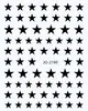 Adesivos para Nail Art de Estrela de Quatro Pontas, Estrelas Douradas e Prateadas, Designs de Estrelas Pretas e Brancas, Decalques com Adesivo Atrás, Adesivos de Unha Populares Transfronteiriços