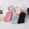 Calcetines de Algodón Color Puro Personalizados Color Nude Color Caramelo Cálidos de Media Pantorrilla para Mujer Calcetines Puesto de Calle Calcetines de Piso Calcetines para Damas Calcetines Zhuji