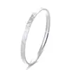 Pulsera de Plata Pura 9999 Hielo Triturado Plateada Cerrada Sólida Modelo Nuevo 2025 Pulsera Brillante de Plata Pura Hielo Triturado