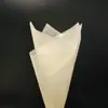Papel de Forro Desmontable de Algodón Leche Floral, Papel de Forro Impermeable, Tela No Tejida Floral, Papel de Envoltura Floral