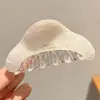 Pinza para el Cabello Minimalista de Acrílico Estilo Coreano para Mujer, Adecuada para Peinados Recogidos, Pinza de Tiburón, Nuevo Modelo 2026, Apariencia de Alta Gama, Pasador de Tamaño Mediano