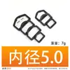 Hebilla de Anillo D Semircircular Pentagonal de Plástico para Mochilas, Riñoneras, Hebilla de Ajuste de Seguridad, Accesorios para Equipaje y Ropa, Hebilla de Anillo D, Hebilla de Cierre Rápido