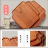 Bandeja de Madera para Exteriores para Té Helado y Snacks, Bandeja de Madera de Ébano, Bandeja de Frutas, Bandeja de Snacks con Alto Valor Estético