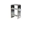 Conector de Tubo Quadrado 40*40 Acessórios Junta Tubo Galvanizado Rack de Estufa Fivela de Prateleira