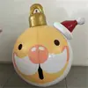 Em estoque Joias de Natal Bola Diversão ao Ar Livre Artesanato de Feriado Brinquedo de Bola Inflável de PVC Estação Independente Transfronteiriço Novo