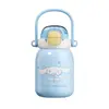 26 Tazas Térmicas Nuevas Sanrio 2 Kuromi Portátil para Niños con Aislamiento y Popote para Uso Escolar de Niñas