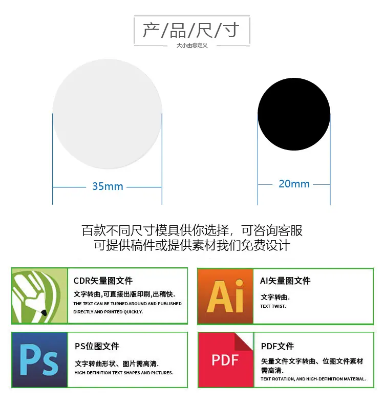 钱币卡产品尺寸