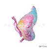 Globo de película de aluminio de abeja mariposa insecto nuevo transfronterizo decoración fiesta de cumpleaños infantil fiesta de abejas bola de película de aluminio