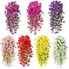 Amazon Transfronterizo Flores Artificiales Eucalipto Gloria de la Mañana Flores de Seda Hogar Boda Patio Exterior Colgante de Pared Colgante de Pared de Ratán