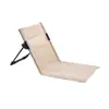Esterilla de playa portátil para exteriores más vendida por el fabricante, cojín de asiento plegable con tubo de aluminio de aviación, ajuste de tres niveles, esterilla de playa para picnic al aire libre