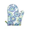 Punto Flor de Silicona Paño Guantes Cortos para Hornear Microondas Aislamiento Térmico Impermeable Guantes de Horno Domésticos Punto Venta al por Mayor