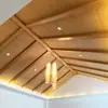 Cortina de Bambú Decoración de Techo y Pared para Casa de Huéspedes, Sala de Té, Restaurante, Casa de Madera, Esterilla de Bambú Retro Estilo Japonés, Materiales de Decoración para Uso en Ingeniería