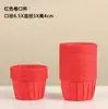 Vasos de Papel para Cupcakes de Año Nuevo, Capacillos de Papel, Vasos para Hornear Resistentes al Horno, Caja de Empaque Roja Año del Caballo 2026, Pequeña