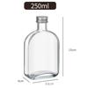 Garrafa de Suco Fresco Personalizada 330ml Garrafa Descartável para Bebidas Garrafa de Chá de Leite Fracionamento Garrafa Plana Vazia Atacado