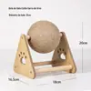 Placa Arranhador para Gatos com Corda de Cânhamo, Brinquedo para Gatos para Autoentretenimento e Alívio do Tédio, Arranhador para Gatos Que Não Solta Resíduos, Bola Arranhadora Vertical Durável para Gatos