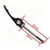 Tornillo de Liberación Rápida para Asiento de Bicicleta de Aleación de Aluminio Negro M6M8 Varilla de Tornillo de Bloqueo de Ajuste Desmontaje