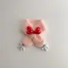 Cachecol Infantil Yipan Inverno Doce Laço Cachecol Recheado Quente e à Prova de Frio Cachecol de Pescoço para Bebê Atacado