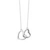 Collar de Anillo Mobius de Plata Esterlina S925 para Mujer, Versátil, de Lujo Ligero, Cadena Clavicular de Eslabones de Anillo, Joyería de Plata con Circonita de Doble Anillo