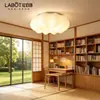 Lámpara de techo estilo crema para protección ocular, luz de dormitorio, luz LED para dormitorio principal, luminaria con forma de nube para habitación infantil, ha sido conectada a la aplicación Mi Home