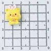 Urso Manteiga Fofo Desenho Animado Resina Joias Acessórios DIY Concha Grampo de Cabelo Chaveiro Brinquedo Material