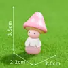 Adornos de Paisaje en Miniatura Muñecos de Hongo Decoraciones para Pastel de Suculentas Accesorios para Manualidades de Estudiantes Manualidades de Plástico Lindos y Divertidos