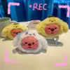 Perro de Peluche Dibujo Animado Pudding Perro Disfrazado Cabeza de Castor Accesorios DIY Bolsa Ropa Joyería Accesorios