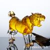 Zodíaco bolha garrafa de vinho artesanato decoração de presente transparente garrafa de vinho vazia caixa de madeira forma animal tigre garrafa de vinho