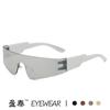 Gafas de Sol sin Montura para Mujer Estilo Y2K Punk Gafas de Sol Deportivas Nuevo Transfronterizo Gafas de Sol de Moda Coloridas para Hombre