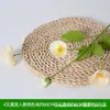Color Champán Floral Boda Flores Artificiales Estilo Jardín Monet Flor Falsa Arreglo de Piso Pantalla Floral de Boda Decoración de Ventana Arreglo Floral