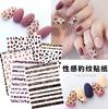 Calcomanías para Uñas Transfronterizas Calcomanías para Uñas de Leopardo Calcomanías para Uñas Encantadoras Calcomanías de Leopardo Serpiente Salvaje Calcomanías de Leopardo