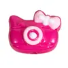 Acrílico Hello Kitty Agujero Recto Cuentas Sueltas Cuentas con Agujero Cadena para Llavero Cadena para Teléfono Móvil Colgante Joyería DIY Accesorios Pequeños Venta al por Mayor