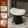 Silla de maquillaje para uso doméstico, taburete de tocador moderno de alta gama, silla giratoria de tocador de lujo ligero para dormitorio de niñas, simple y elegante