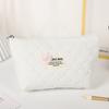 Bolsa de Maquillaje Nueva de Dibujos Animados Oso Burbuja Estilo Ins Crema Bolsa Almohada Bolsa de Almacenamiento de Maquillaje Portátil