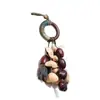 Sonajero de Cáscara de Fruta Campana Colgante Adorno Colgante para Coche Accesorios para Bolsas Regalo de Cumpleaños para Mejor Amigo Instrumento Musical Colgante Hecho a Mano
