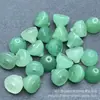 Estilo Antiguo Mini Multicolor Blanco Rojo Verde Ágata Vaina de Loto Aventurina Calcedonia Pequeña Vaina de Loto Semilla de Loto Accesorios de Bricolaje Mayoreo