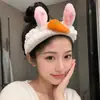 Diadema facial de peluche Oso Pequeño, diseñada para mujeres, ideal para aplicar maquillaje y mascarillas faciales, se puede usar a diario sin apretar la cabeza ni aplastar el cabello