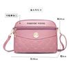 Bolsa de Couro Bordada, Pequena Bolsa Transversal para Mulheres, Bolsa de Ombro Versátil, Bolsa Feminina de Grande Capacidade, Padrão Geométrico, Mini Bolsa de Mão, Leve