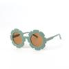 Gafas de sol para niños, estilo coreano, nuevas gafas de flores, color Morandi, gafas de sol anti-UV para bebés, gafas de sol de moda.