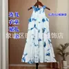 Ropa infantil tie-dye verano nuevo estilo tie-dye hecho a mano teñida con plantas faldas con tirantes para niños y niñas ropa étnica de viaje fábrica