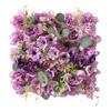 Decoración de Boda Transfronteriza Muro de Flores Jardín Monet Flores de Seda Hortensia Escena de Paisajismo Arreglo Floral Día de la Madre Personalización